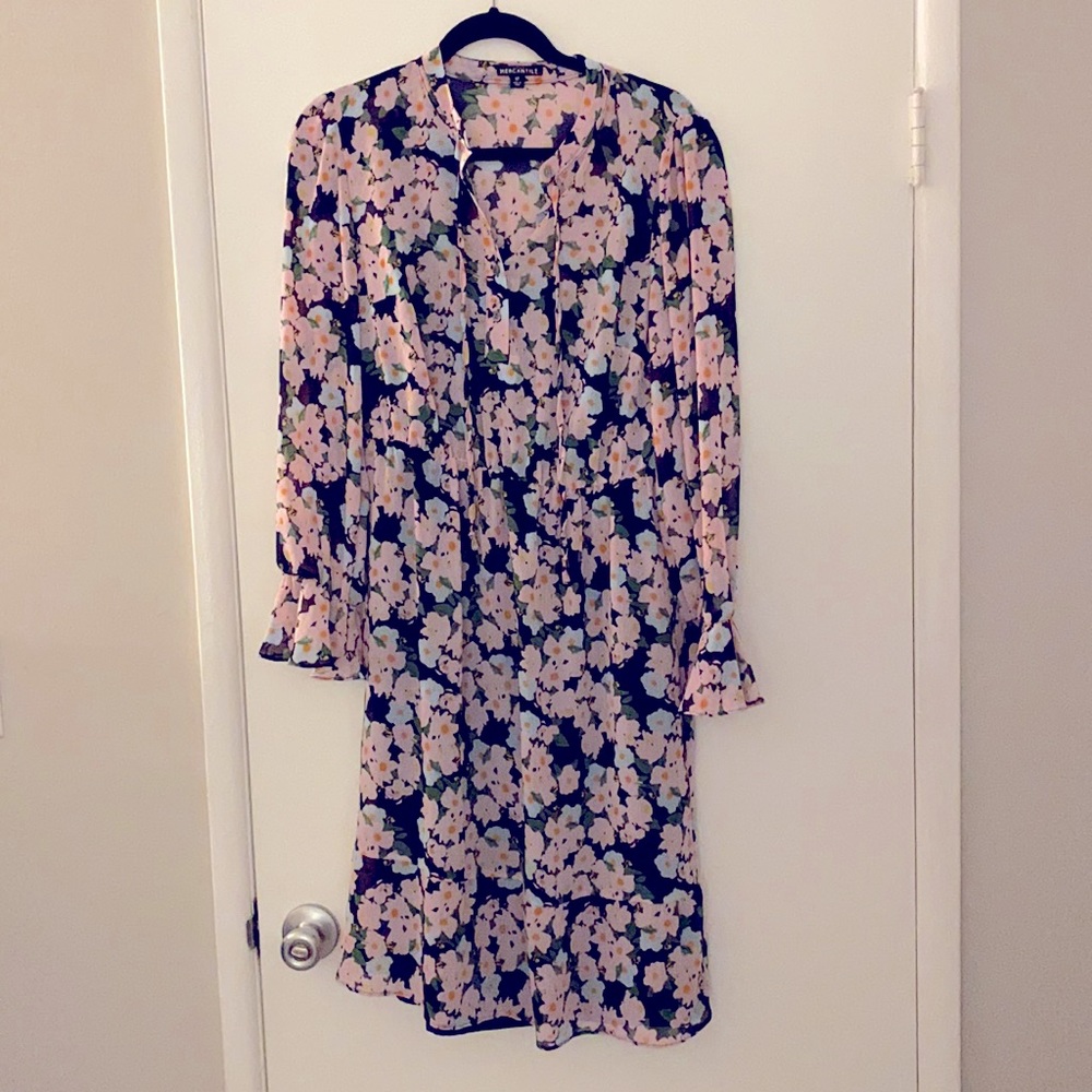 J.Crew Mercantile Drapey Tie-Front Dress